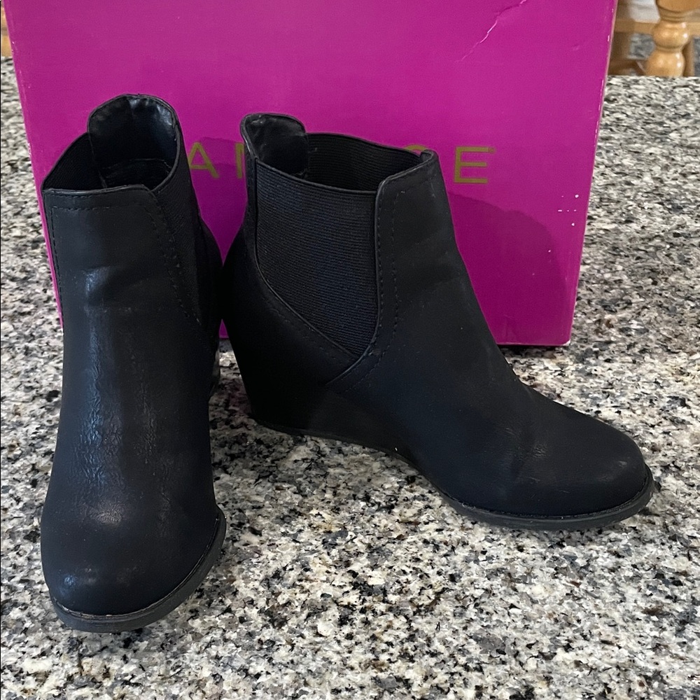 Rampage Wedge Heel Booties